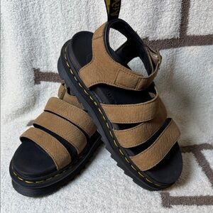 Dr. Martens Brown and Black Sandals
